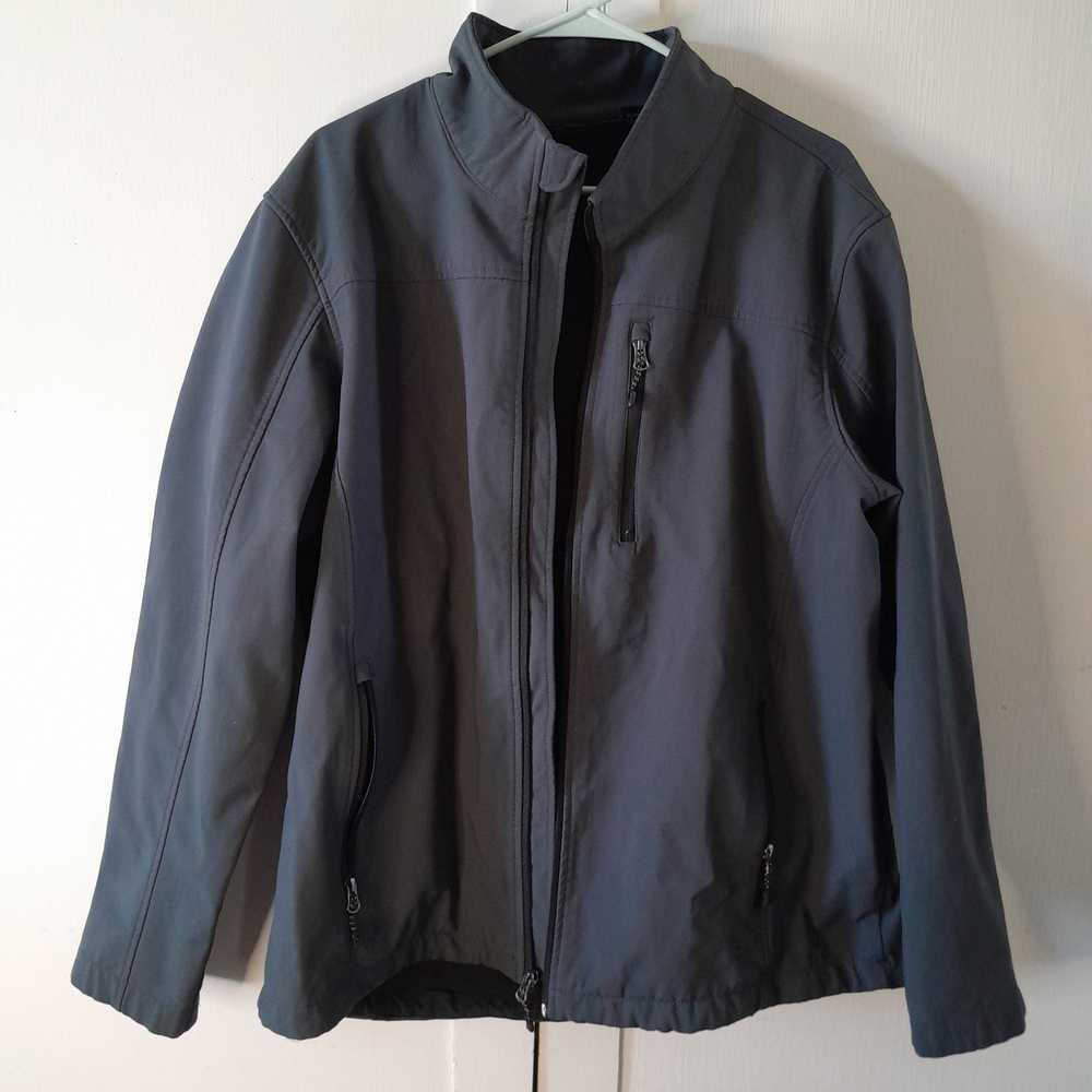 Swiss Tech Men's Dark Gray Windbreaker